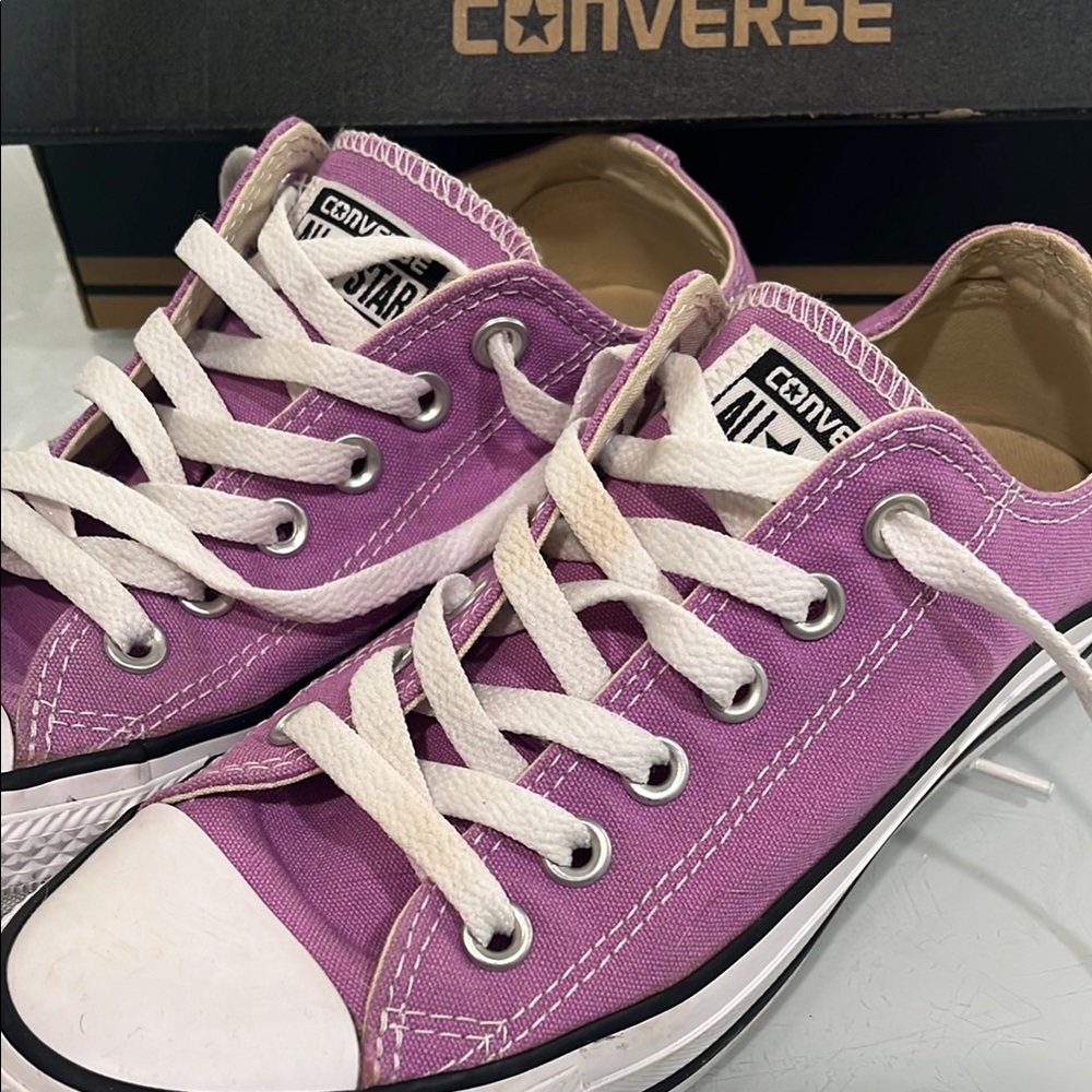 Converse All Star Purple Low-Top Sneakers